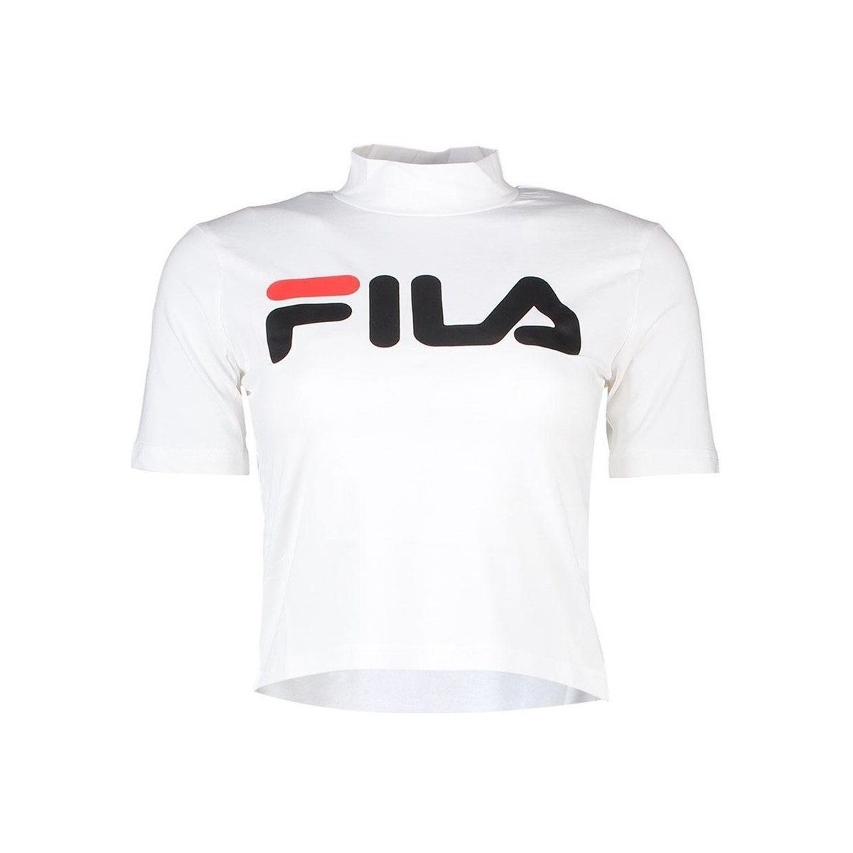 textil Dame T-shirts & poloer Fila VERY TURTLE TEE Hvid