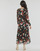 textil Dame Lange kjoler Betty London NOISETTE Sort / Flerfarvet