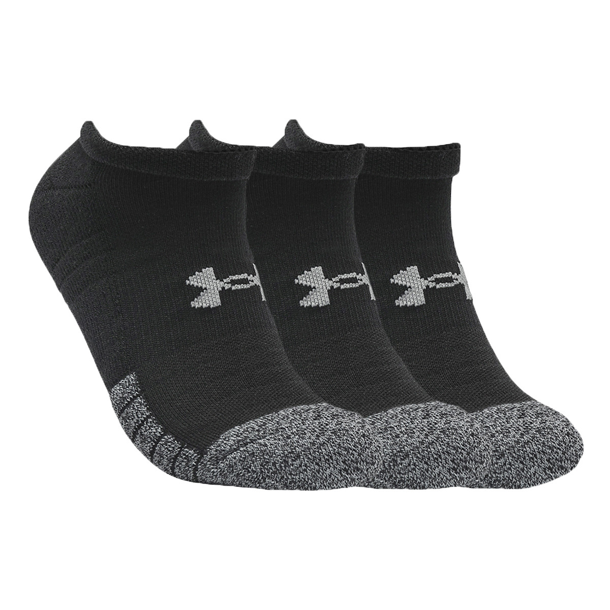 Undertøj Sportsstrømper Under Armour HeatGear No Show Socks 3-Pack Sort