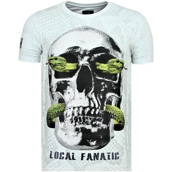 textil Herre T-shirts m. korte ærmer Local Fanatic 94437022 Hvid