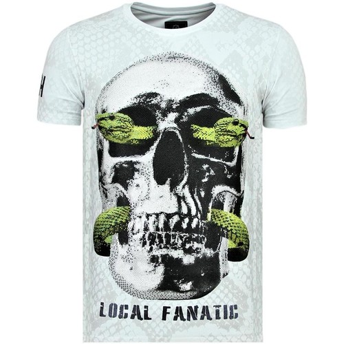 textil Herre T-shirts m. korte ærmer Local Fanatic 94437022 Hvid