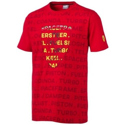 textil Herre T-shirts m. korte ærmer Puma Ferrari Rød