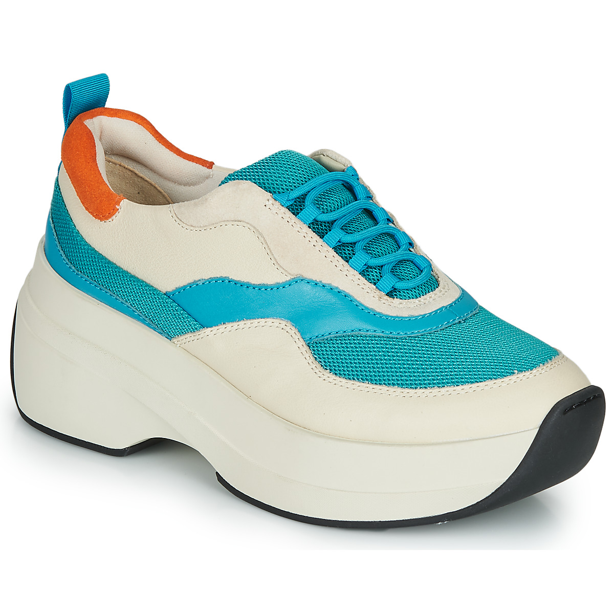 Sko Dame Lave sneakers Vagabond Shoemakers SPRINT 2.0 Beige / Blå