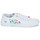 Sko Dame Lave sneakers Le Temps des Cerises BASIC 02 Hvid / Flerfarvet