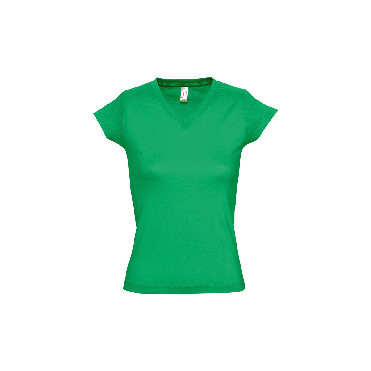 textil Dame T-shirts m. korte ærmer Sols MOON COLORS GIRL Grøn