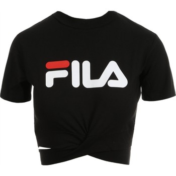 textil Dame T-shirts & poloer Fila WOMEN ROXY BELTED TOP Sort