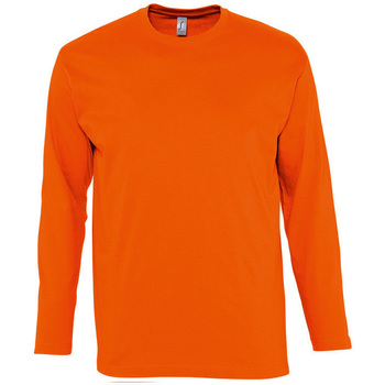 textil Herre Langærmede T-shirts Sols MONARCH COLORS MEN Orange