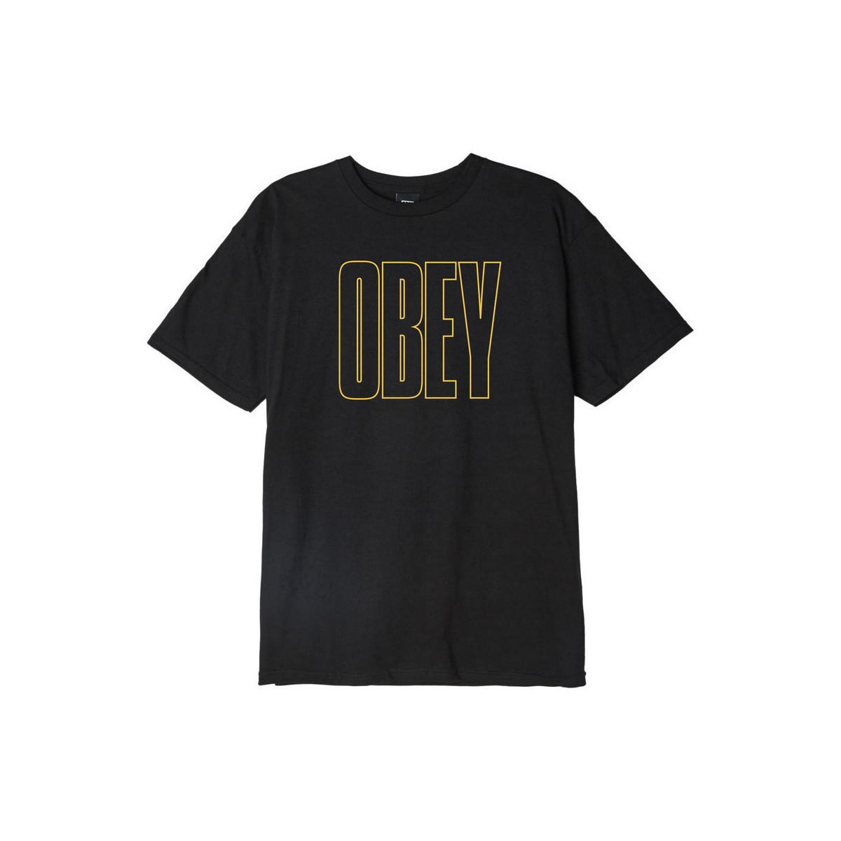 textil Herre T-shirts & poloer Obey worldwide line Sort