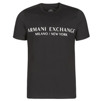 textil Herre T-shirts m. korte ærmer Armani Exchange HULI Sort