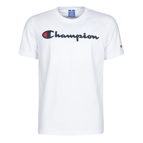 Champion 214194 Hvid - Gratis | ! textil T-shirts m. korte ærmer Herre 217,00 Kr
