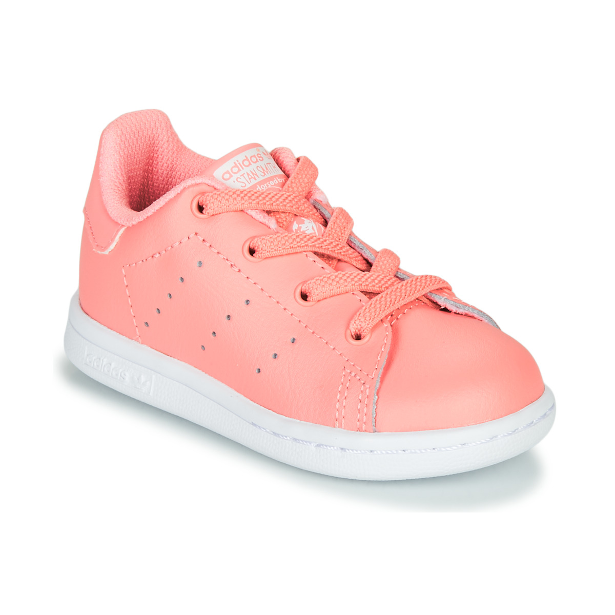 Sko Pige Lave sneakers adidas Originals STAN SMITH EL I Pink