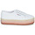 Sko Dame Lave sneakers Superga 2790-COTCOLOROPEW Hvid / Pink