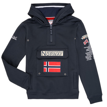 textil Dreng Sweatshirts Geographical Norway GYMCLASS Marineblå
