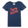 textil Pige T-shirts m. korte ærmer Tommy Hilfiger KG0KG05030 Marineblå
