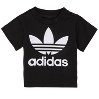 textil Børn T-shirts m. korte ærmer adidas Originals MARGOT Sort