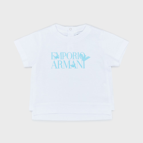 textil Dreng T-shirts m. korte ærmer Emporio Armani Arthus Hvid