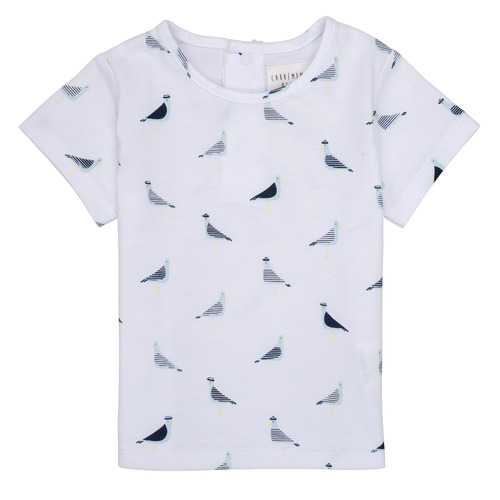 textil Dreng T-shirts m. korte ærmer Carrément Beau THIERRY Hvid