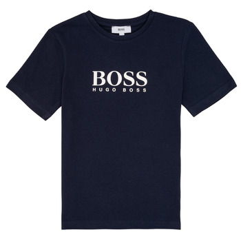 textil Dreng T-shirts m. korte ærmer BOSS ELIO Blå