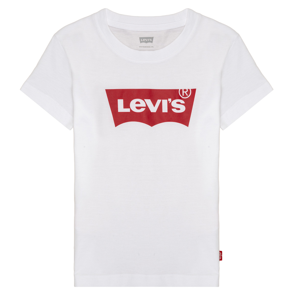 textil Dreng T-shirts m. korte ærmer Levi's BATWING TEE Hvid