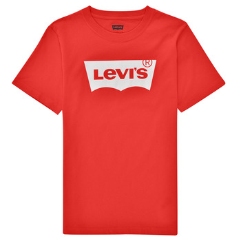 textil Dreng T-shirts m. korte ærmer Levi's BATWING TEE Rød