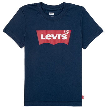 textil Dreng T-shirts m. korte ærmer Levi's BATWING TEE Marineblå