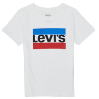 textil Dreng T-shirts m. korte ærmer Levi's SPORTSWEAR LOGO TEE Hvid