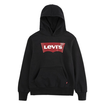 textil Dreng Sweatshirts Levi's BATWING SCREENPRINT HOODIE Sort