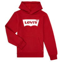 textil Dreng Sweatshirts Levi's BATWING SCREENPRINT HOODIE Rød