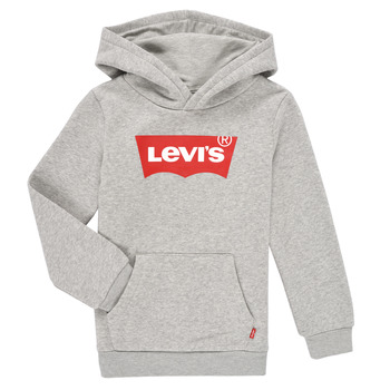 textil Dreng Sweatshirts Levi's BATWING SCREENPRINT HOODIE Grå