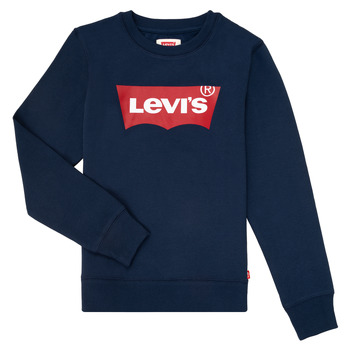 textil Dreng Sweatshirts Levi's BATWING CREWNECK Marineblå