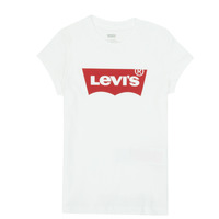 textil Pige T-shirts m. korte ærmer Levi's BATWING TEE Sort