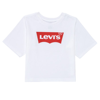 textil Pige T-shirts m. korte ærmer Levi's LIGHT BRIGHT HIGH RISE TOP Hvid