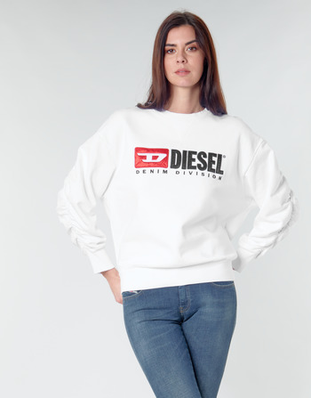 textil Dame Sweatshirts Diesel F-ARAP Hvid