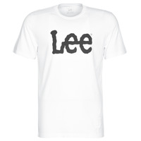 textil Herre T-shirts m. korte ærmer Lee LOGO TEE SHIRT Hvid
