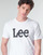 textil Herre T-shirts m. korte ærmer Lee LOGO TEE SHIRT Hvid