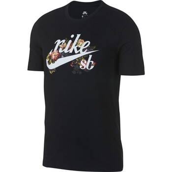 textil Herre T-shirts m. korte ærmer Nike SB Floral Sort