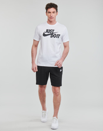 textil Herre Shorts Nike M NSW CLUB SHORT JSY Sort / Hvid