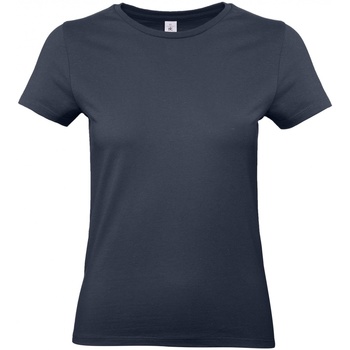 textil Dame T-shirts m. korte ærmer B And C E190 Blå