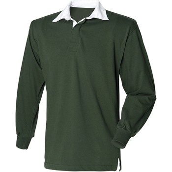textil Herre Polo-t-shirts m. lange ærmer Front Row Rugby Grøn