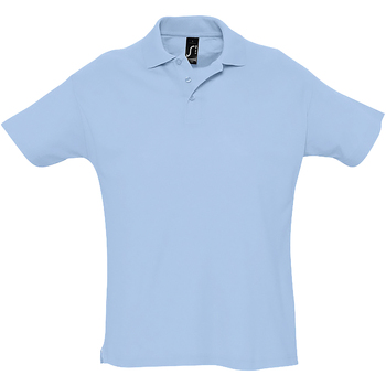 textil Herre Polo-t-shirts m. korte ærmer Sols Summer II Blå