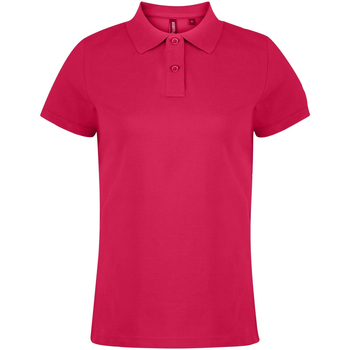 textil Dame Polo-t-shirts m. korte ærmer Asquith & Fox  Rød