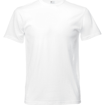 textil Herre T-shirts m. korte ærmer Universal Textiles 61082 Hvid
