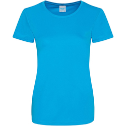textil Dame T-shirts m. korte ærmer Awdis JC025 Sapphire Blue
