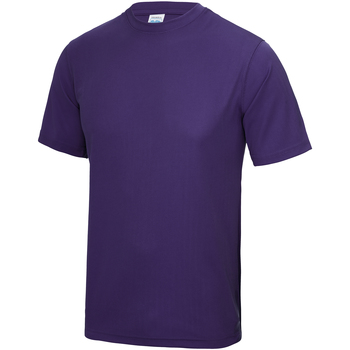 textil Børn T-shirts m. korte ærmer Awdis JC01J Purple