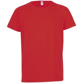 textil Børn T-shirts m. korte ærmer Sols Sporty Rød