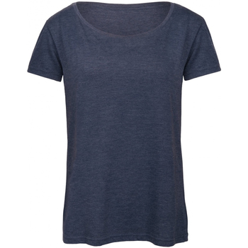 textil Dame T-shirts m. korte ærmer B And C TW056 Blå