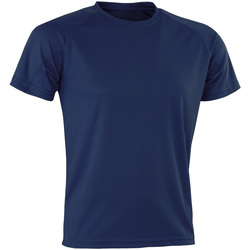 textil Herre T-shirts m. korte ærmer Spiro Aircool Navy