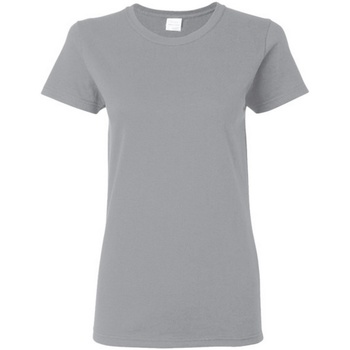 textil Dame T-shirts m. korte ærmer Gildan Missy Fit Grå