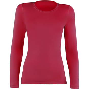 textil Dame Langærmede T-shirts Rhino  Red