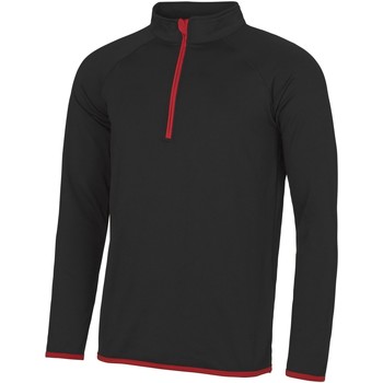 textil Herre Sweatshirts Awdis JC031 Jet Black/ Fire Red